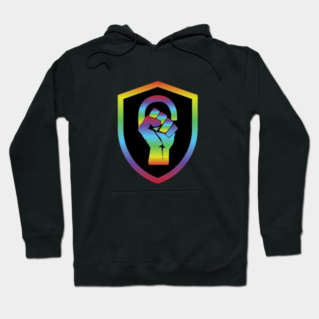 LGBT Sheild Logo Hoodie by blacksincyberconference